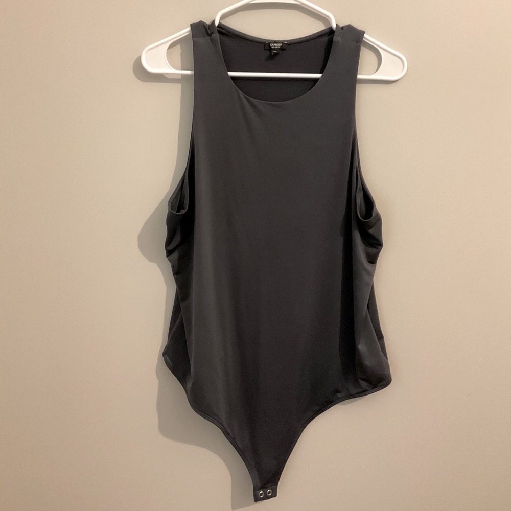 Gray bodysuit